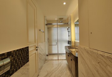 Bathroom in 1 BHK Apartment at Bhartiya Leela Residences, Thanisandra Main Road – for Rent
