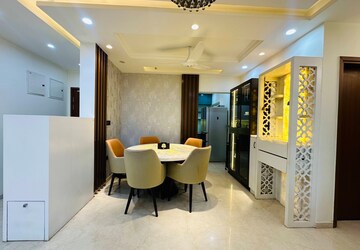 Living Room in 4 BHK Apartment at Bhartiya Nikoo Homes Phase 2, Thanisandra Main Road – for Rent