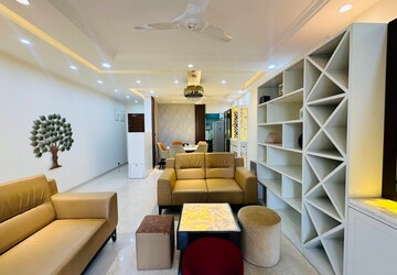 Living Room in 4 BHK Apartment at Bhartiya Nikoo Homes Phase 2, Thanisandra Main Road – for Rent