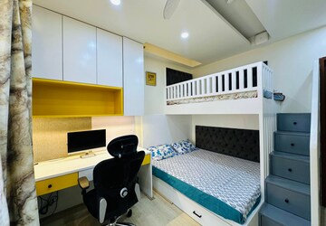 Team Area in 4 BHK Apartment at Bhartiya Nikoo Homes Phase 2, Thanisandra Main Road – for Rent