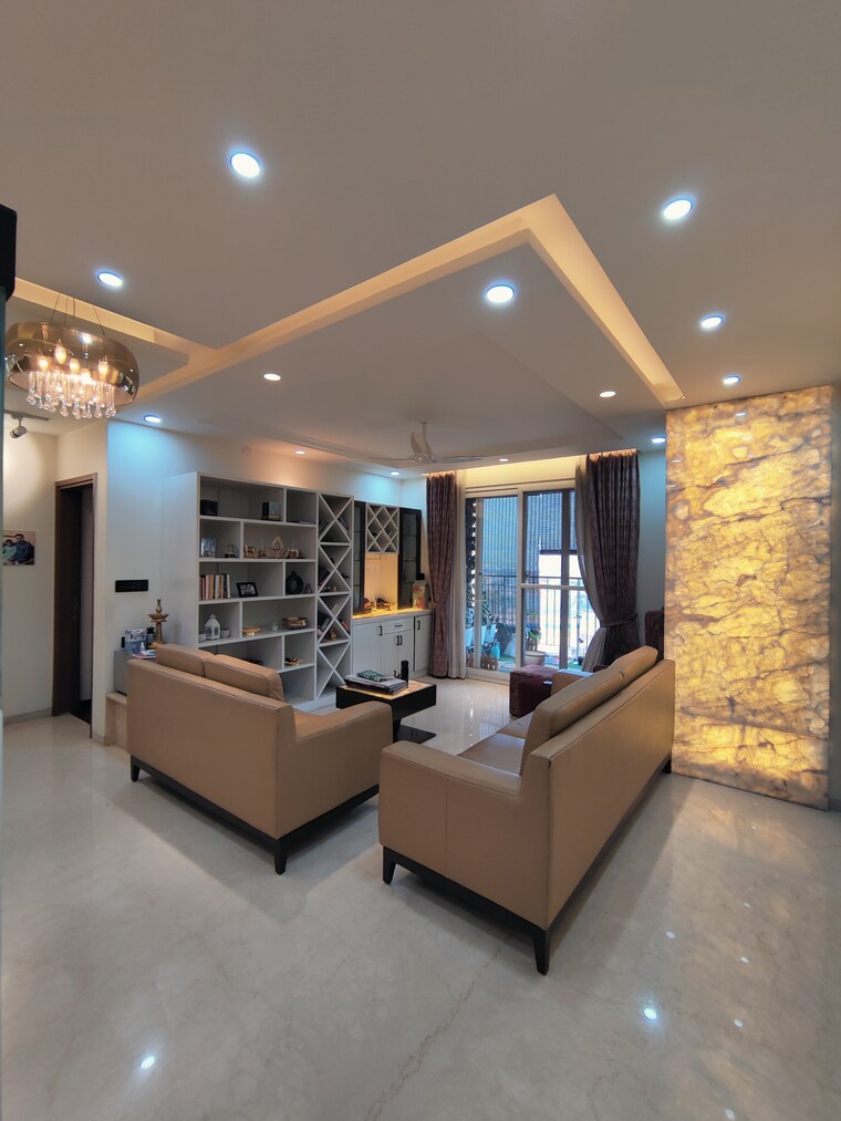 Living Room, bhartiya-nikoo-homes-phase-2 4 Bedroom 2259 Sq.Ft. Apartment In Thanisandra Main Road Bangalore 9350349