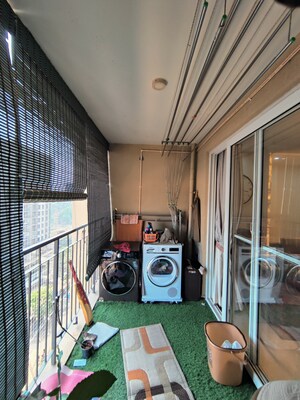 Team Area in 4 BHK Apartment at Bhartiya Nikoo Homes Phase 2, Thanisandra Main Road – for Rent