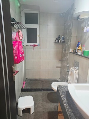 Bathroom in 3 BHK Builder Floor at Vatika Primrose Floors, Sector 82 – for Rent