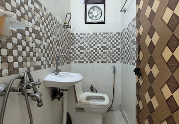 Bathroom in 2 BHK Builder Floor at Govindpuri – for Rent