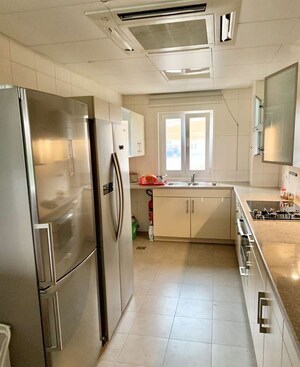 Kitchen in 2 BHK Apartment at LnT Crescent Bay T3, Parel – for Rent