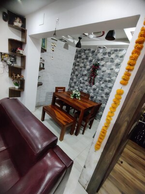 Living Room in 2 BHK Apartment at Mahanagar – for Rent