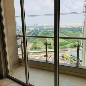 Balcony in 3.5 BHK Apartment at Assotech Celeste Towers, Sector 37 – for Rent