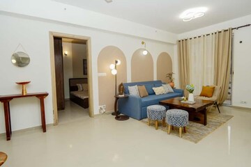 Living Room in 3.5 BHK Builder Floor at SS Linden, Sector 84 – for Rent