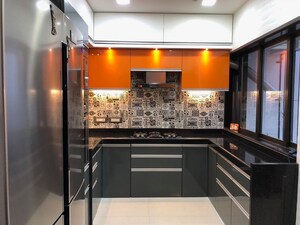 Kitchen in 3 BHK Apartment at Shishira Apartment, Andheri West – for Rent