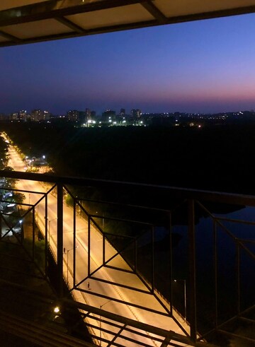 Balcony in 3 BHK Apartment at Shishira Apartment, Andheri West – for Rent