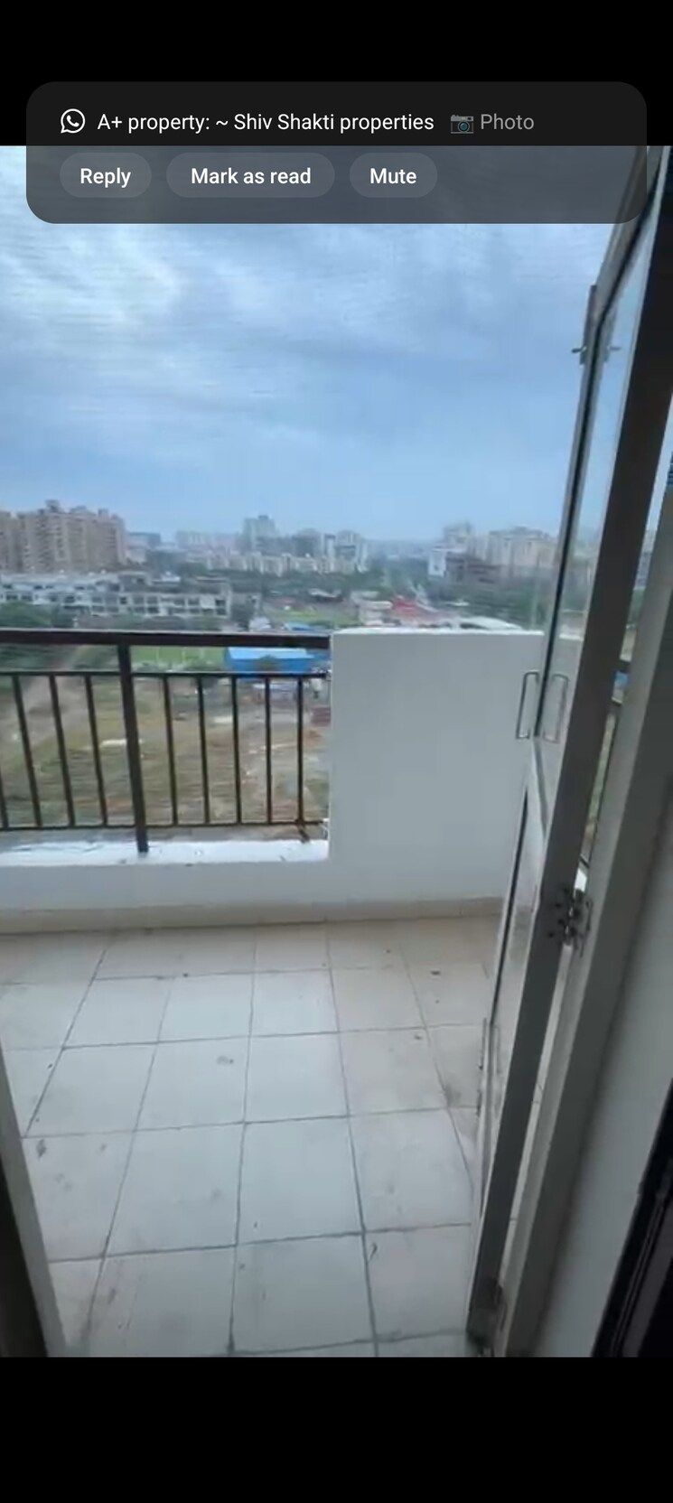 Balcony, scc-sapphire 2 Bedroom 885 Sq.Ft. Apartment In Raj Nagar Extension Ghaziabad 9350579