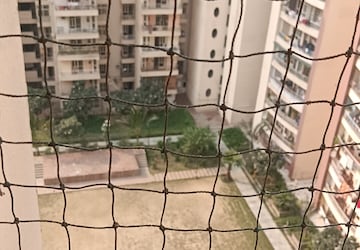 Balcony in 3 BHK Apartment at Supertech Livingston, Sain Vihar – for Rent