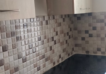 Kitchen in 2 BHK Apartment at Ansal Paradise Crystal, Sushant Golf City – for Rent
