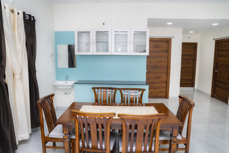 Kitchen, narsingi 3 Bedroom 2100 Sq.Ft. Apartment In Narsingi Hyderabad 9350621