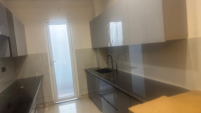 Kitchen, jaipuria-heritage 3 Bedroom 1850 Sq.Ft. Builder Floor In Shahpur Bamheta Ghaziabad 9350632