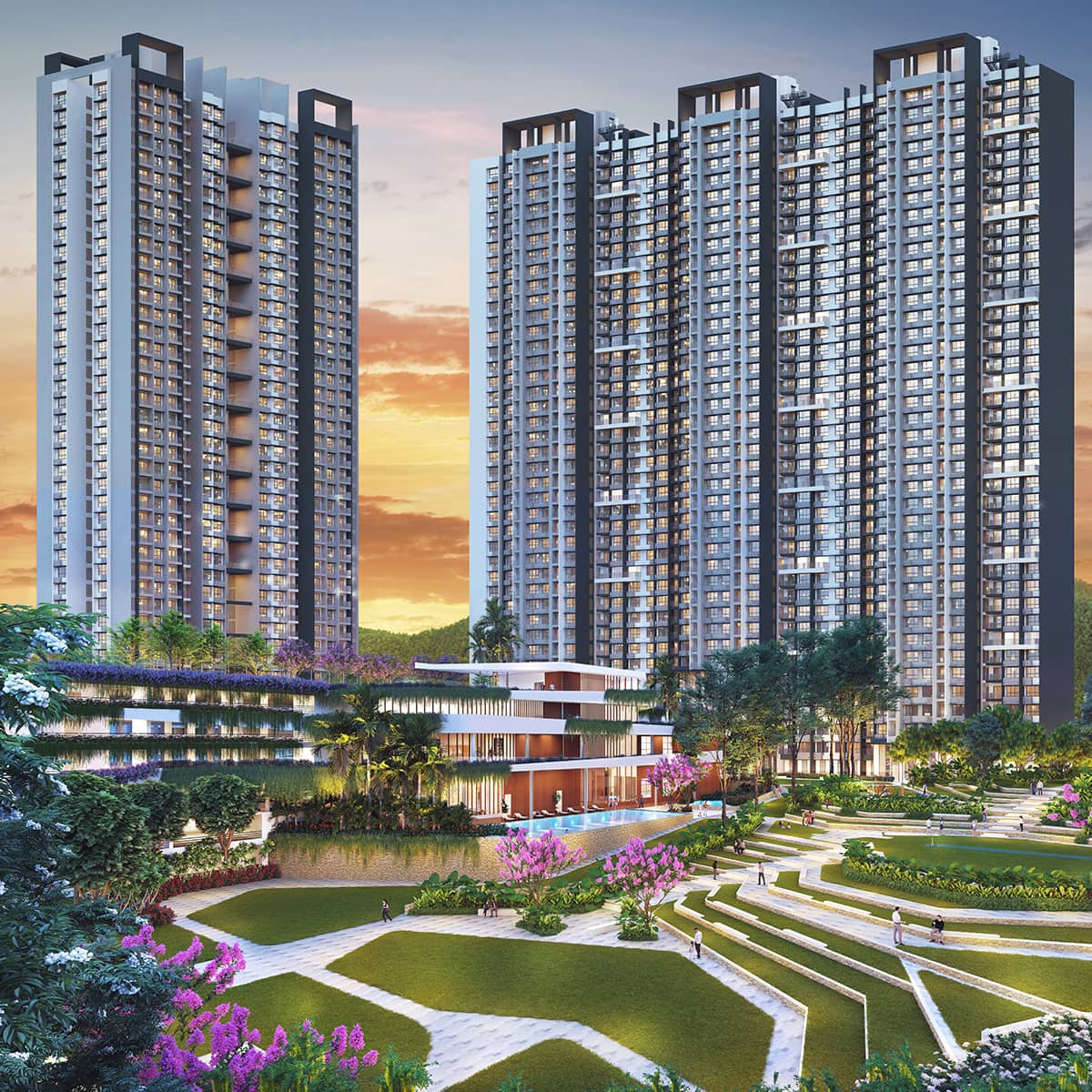 4 BHK + Pooja Room 2039 Sq.Ft. Apartment in Godrej Reserve Kandivali