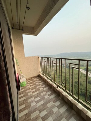 Balcony in 4 BHK Apartment at Edenwoods Cedar CHS, Kolshet – for Sale