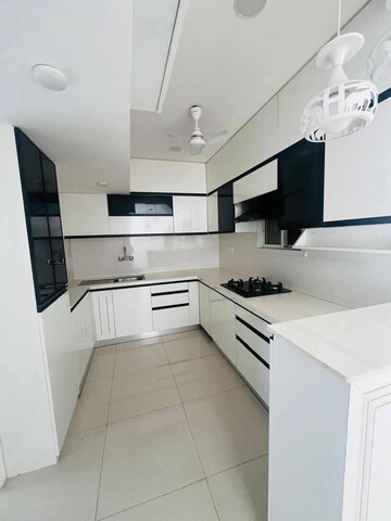 Kitchen in 3 BHK Apartment at Gera World of Joy, Kharadi – for Rent