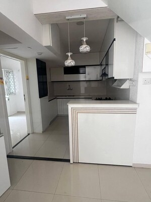 Kitchen in 3 BHK Apartment at Gera World of Joy, Kharadi – for Rent