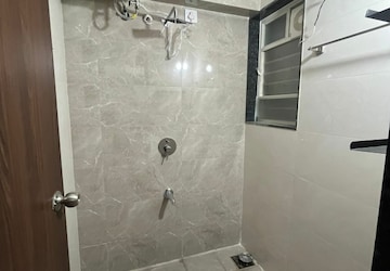 Bathroom in 1.5 BHK Apartment at Dhanvantari Colony – for Rent