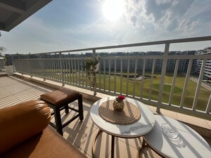 Balcony in 2 BHK Apartment at Pacific Golf Estate, Kulhan – for Rent