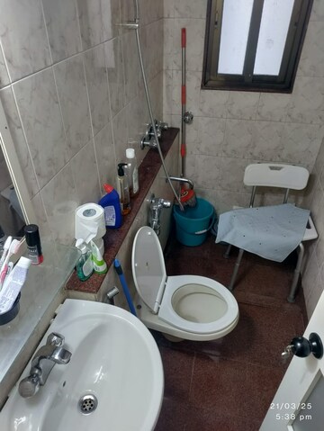 Bathroom in 2 BHK Apartment at K Raheja Vihar, Powai – for Rent
