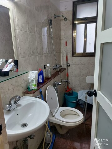Attached Bathroom in 2 BHK Apartment at K Raheja Vihar, Powai – for Rent