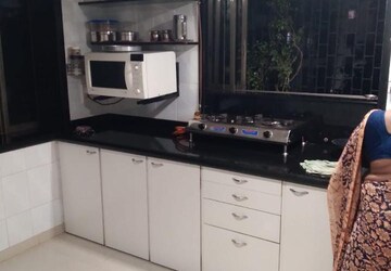Kitchen in 1 BHK Apartment at Adarsh Nagar Society, Worli – for Rent