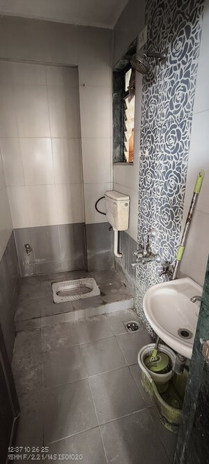 Bathroom in 1 BHK Apartment at Vihang Valley Phase1, Kasarvadavali – for Rent