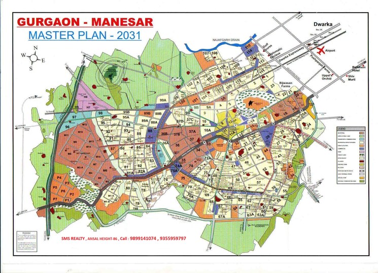 Map Location, ansal-height-86 3 Bedroom 1690 Sq.Ft. Apartment In Sector 86 Gurgaon 9228388