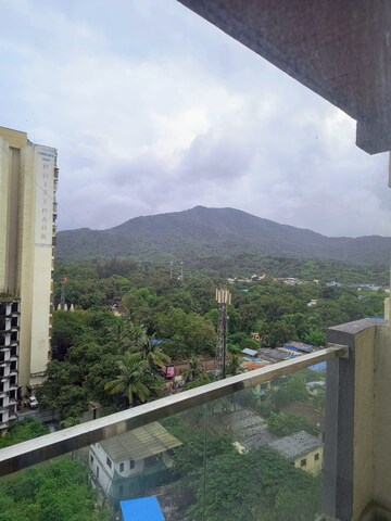 Balcony in 1 BHK Apartment at Puranik Tokyo Bay Phase 2A, Kasarvadavali – for Rent