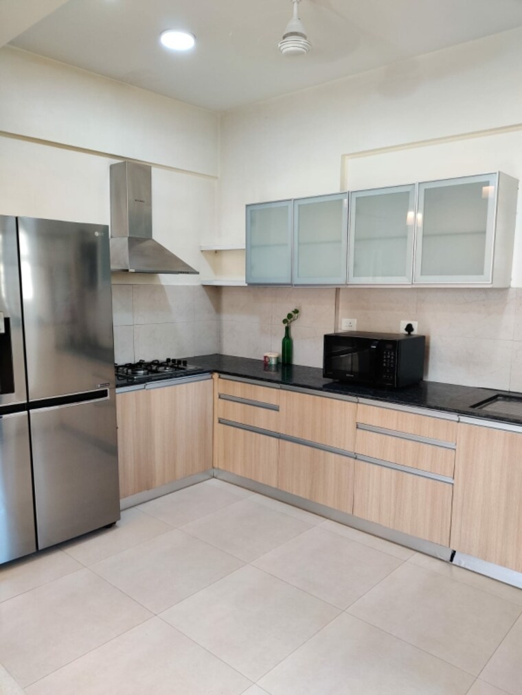 Kitchen, geras-imperium-alpha 2 Bedroom 800 Sq.Ft. Apartment In Kharadi Pune 9350747