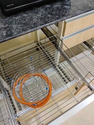 Staircase in 2 BHK Apartment at Geras Imperium Alpha, Kharadi – for Rent