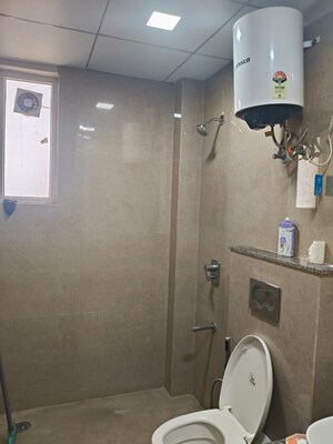 Bathroom in 4 BHK Apartment at Affinity Greens, International Airport Road – for Rent
