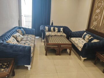 Living Room in 4 BHK Apartment at Affinity Greens, International Airport Road – for Rent