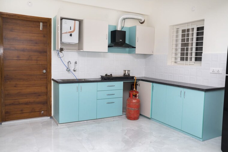 Kitchen, manikonda 3 Bedroom 2000 Sq.Ft. Apartment In Manikonda Hyderabad 9350778