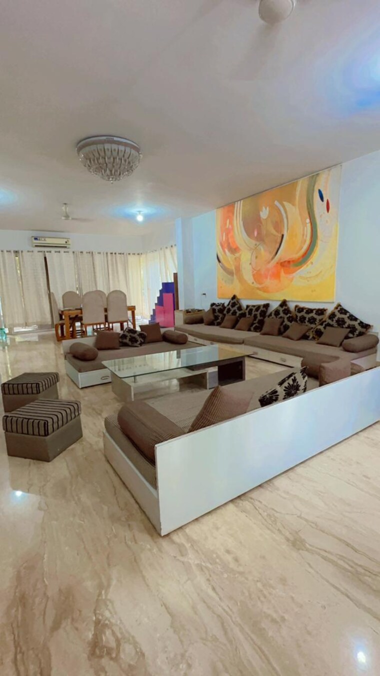 Living Room, marvel-sonnet 5 Bedroom 4850 Sq.Ft. Apartment In Viman Nagar Pune 9350780
