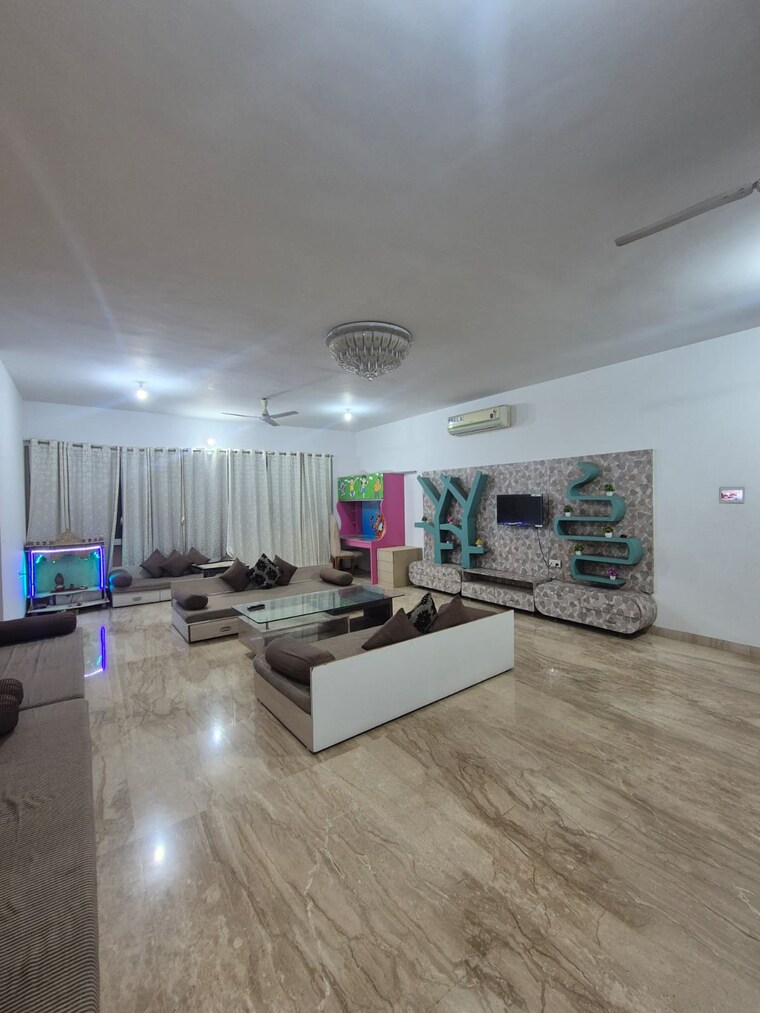 Living Room, marvel-sonnet 5 Bedroom 4850 Sq.Ft. Apartment In Viman Nagar Pune 9350780