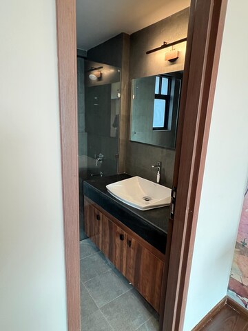 Bathroom in 3 BHK Apartment at Krisumi Waterfall Residences, Sector 36a – for Rent