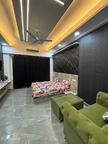 Living Room in 3 BHK Apartment at Gaur City 1 – for Rent