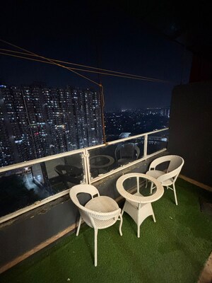 Balcony in 3 BHK Apartment at Gaur City 1 – for Rent