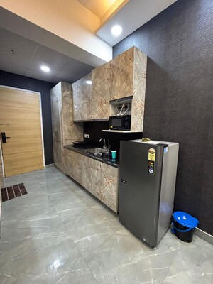 Kitchen in 3 BHK Apartment at Gaur City 1 – for Rent