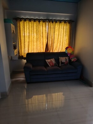 Living Room in 3 BHK Apartment at New Town – for Sale