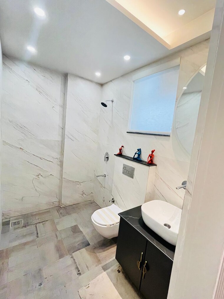 Bathroom, urban-the-zirk 3 Bedroom 1800 Sq.Ft. Apartment In Nabha Zirakpur 9350819