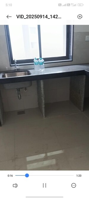 Kitchen in 1 BHK Apartment at Runwal Eirene, Balkum Pada – for Rent