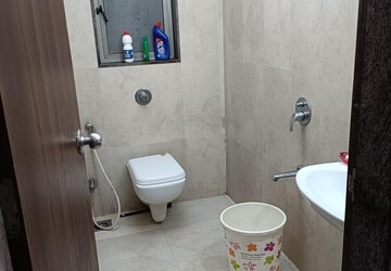Bathroom in 1 BHK Apartment at Runwal Eirene, Balkum Pada – for Rent