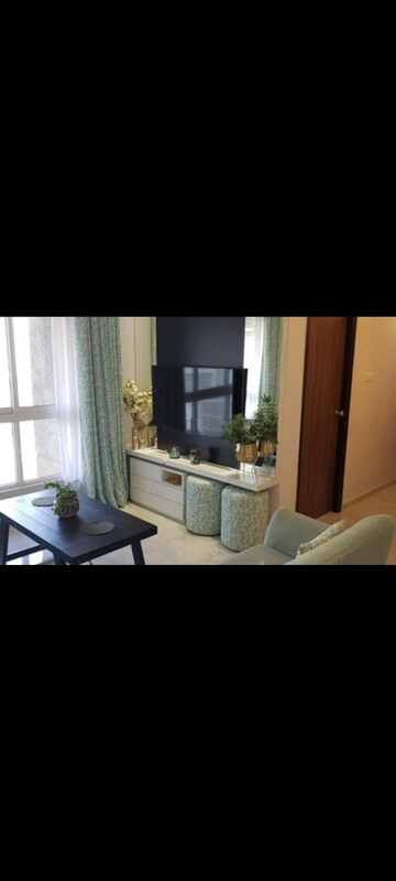 Living Room in 2 BHK Apartment at Lodha Amara, Kolshet Road – for Rent