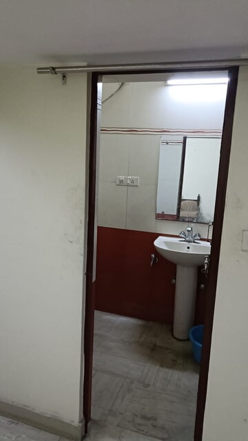 Bathroom in 2 BHK Builder Floor at Jagdish Apartments Aliganj, Aliganj – for Rent