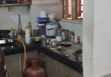 Kitchen in 3 BHK Apartment at Nitishree Aura Chimera, Raj Nagar Extension – for Sale