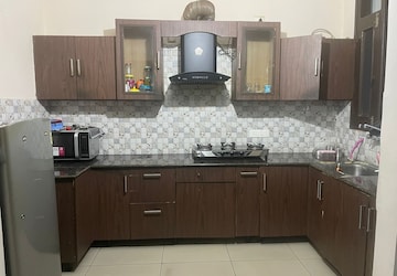 Kitchen in 3 BHK Builder Floor at Dhakoli – for Rent